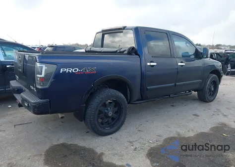 2011 Nissan Titan Pro-4X from USA, damaged, VIN 1N6AA0EC8BN322828